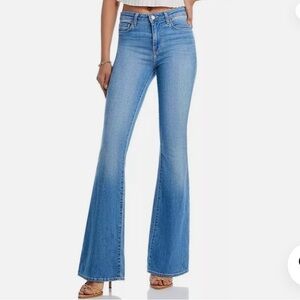 L'AGENCE NWT Jeans Bell High Rise Flare in Atlantic Size 24